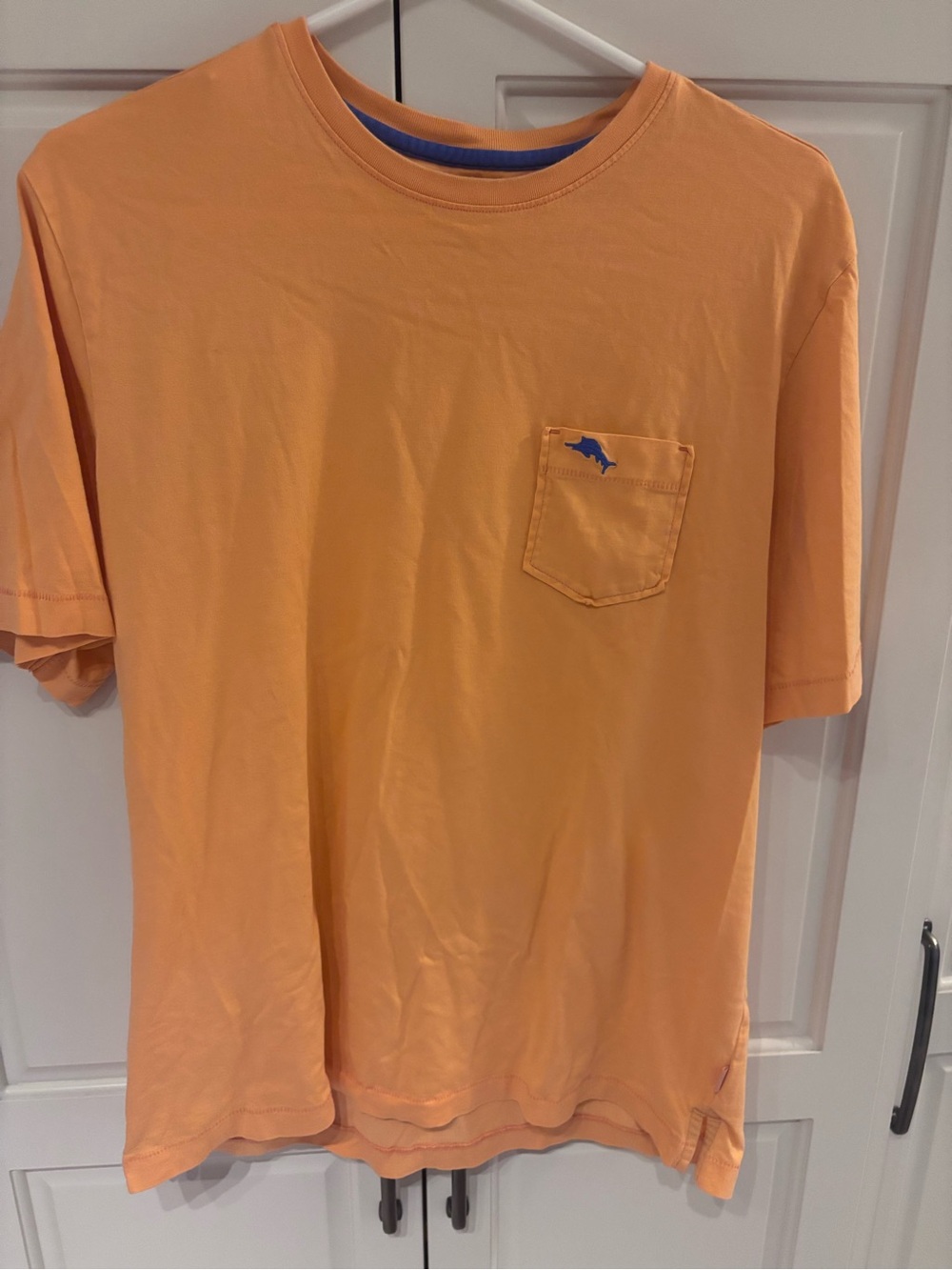 Men's Short-Sleeve Pocket T-Shirt in Orange Tommy Bahama small